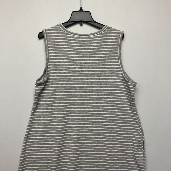 NWT 32 Degree Cool Women Sleeveless Pullover Striped Dress Size XXL Gray B272 -5 - Picture 14 of 15